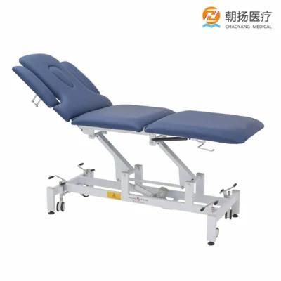 Hospital Patient Electric Adjustable Chiropractic Diagnostic Couch Cardiopulmonary Examination Bed