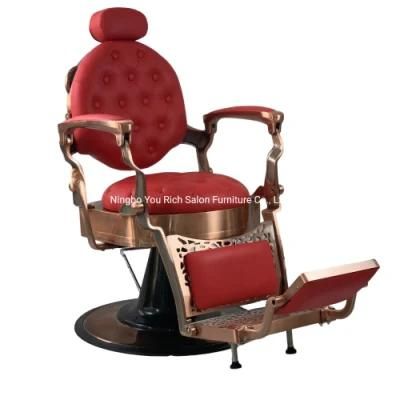 Newest Design Red Beauty Salon Vantage Hydraulic Heavy Duty Barber Chair