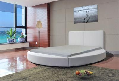 Huayang Italy Luxury Wooden Storage Leather King Size Bed for Modern Home Bedroom Furniture King Bed