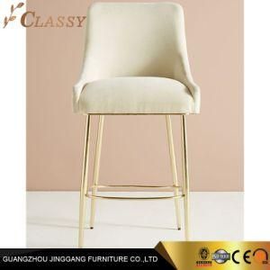 Quality Modern Velvet Upholstered High Bar Stool Counter Stool