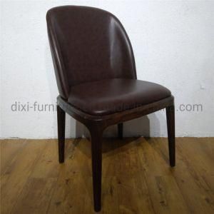 European Style Metal Steel Leather Dining Chair