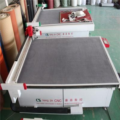 Automatic CNC Oscillating Knife Cutting Machine Cutting The Materials of Truck Foot Pad and Seat Cover on Sale