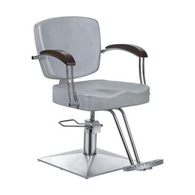 Hl-7289 Salon Barber Chair for Man or Woman with Stainless Steel Armrest and Aluminum Pedal