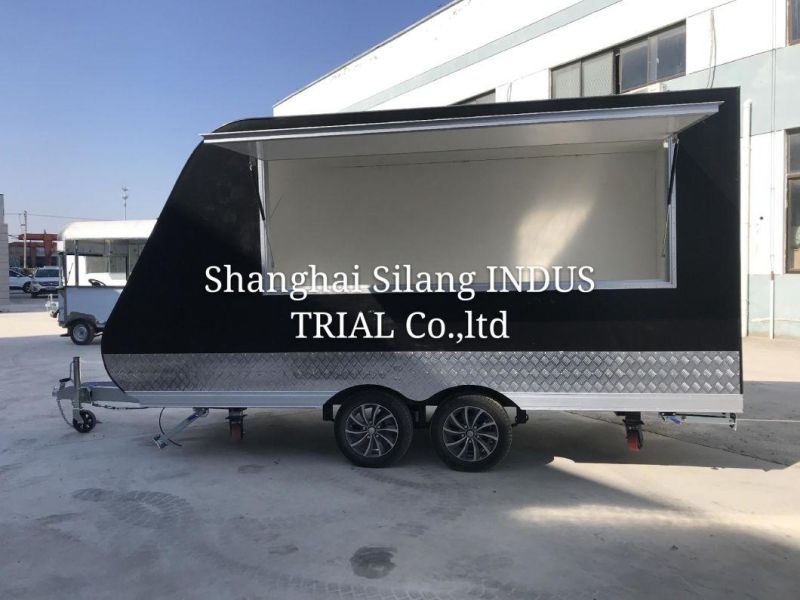 Hot Mobile Electric Ice Cream Food Cart for Sale Street Kitchen Food Cart Support Customization