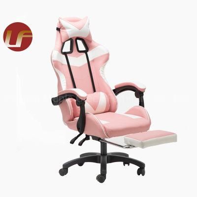 Custom Logo PU Game Racing Chairs Gaming Pink Office Gaming Chair