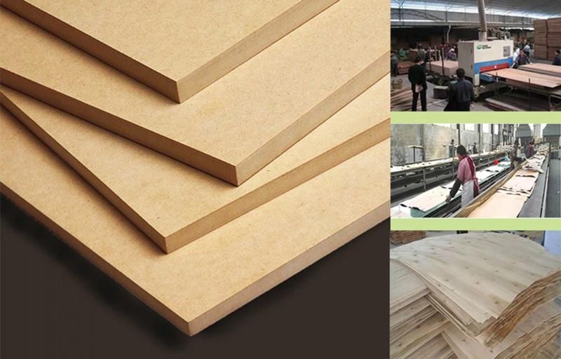 Low Cost China Supplier 5mm, 6mm, 8mm, 15mm, 18mm Wall Panels MDF Laminated MDF Board