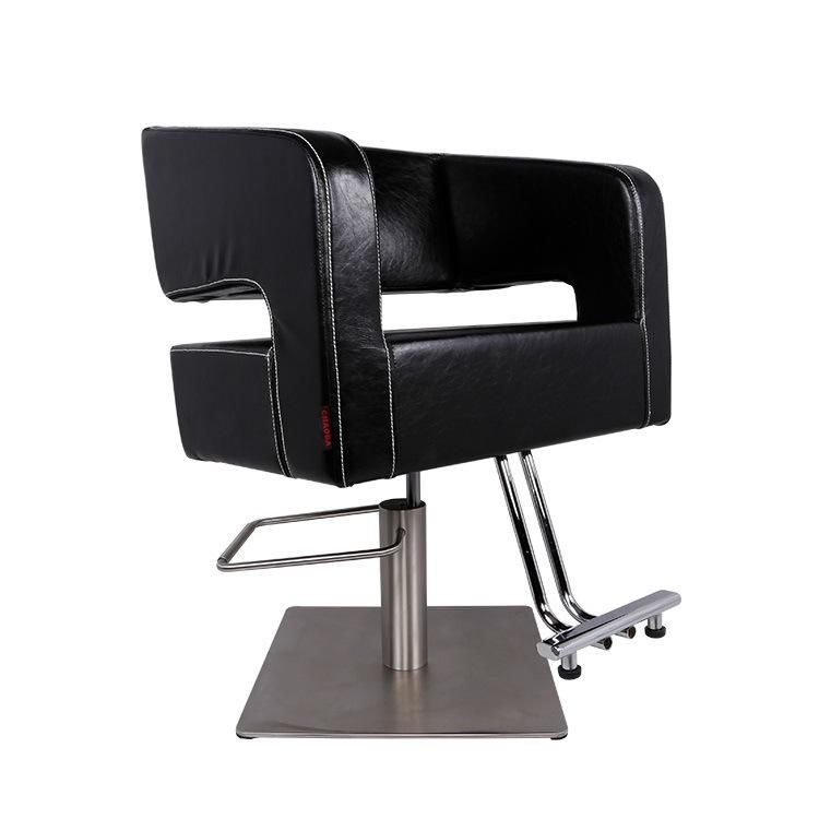 Hl-7280 Salon Barber Chair for Man or Woman with Stainless Steel Armrest and Aluminum Pedal