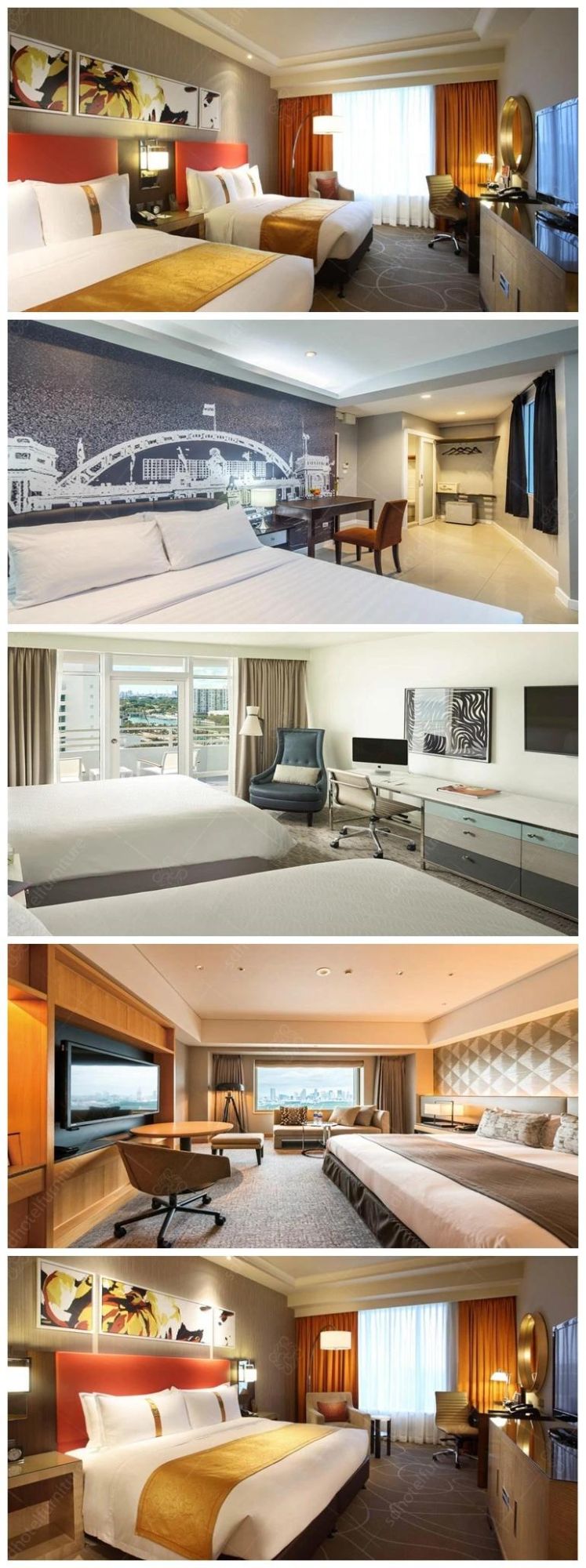 Discount Single Bed Dubai Elegant Bedroom Furniture Shangdian Hotel Furnture SD1153