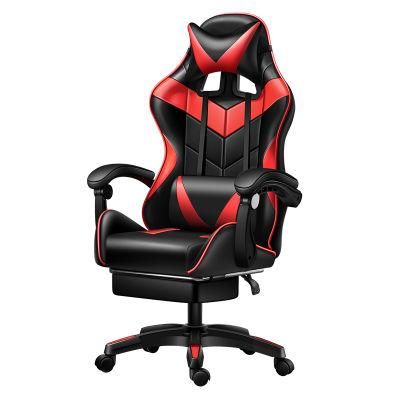 CE Approval Cheap Custom High Back PVC Leather PC Game Computer Office Furniture Racing Gaming Chair with Footrest