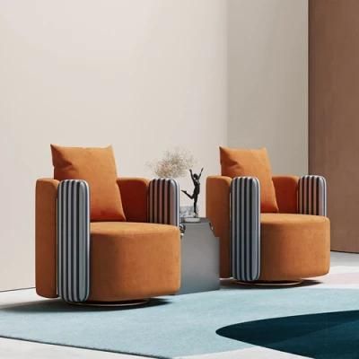 Modern Styling Hotel Accent Comfortable Leisure Restaurant Chair with Metal Legs