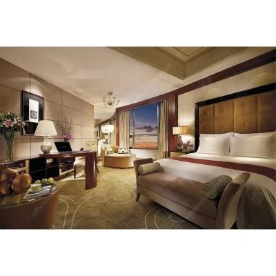 Wooden Hampton Inn 5 Star Hotel Bedroom Furniture Set