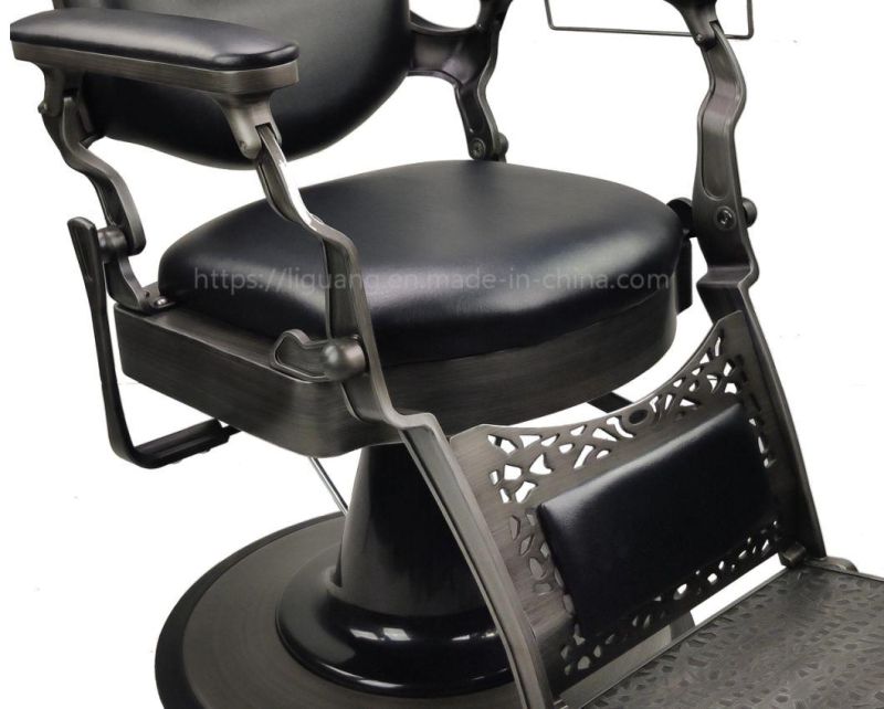2019 New Barber Chair with White Heavy Duty Salon Chair, Hairdressing Chair