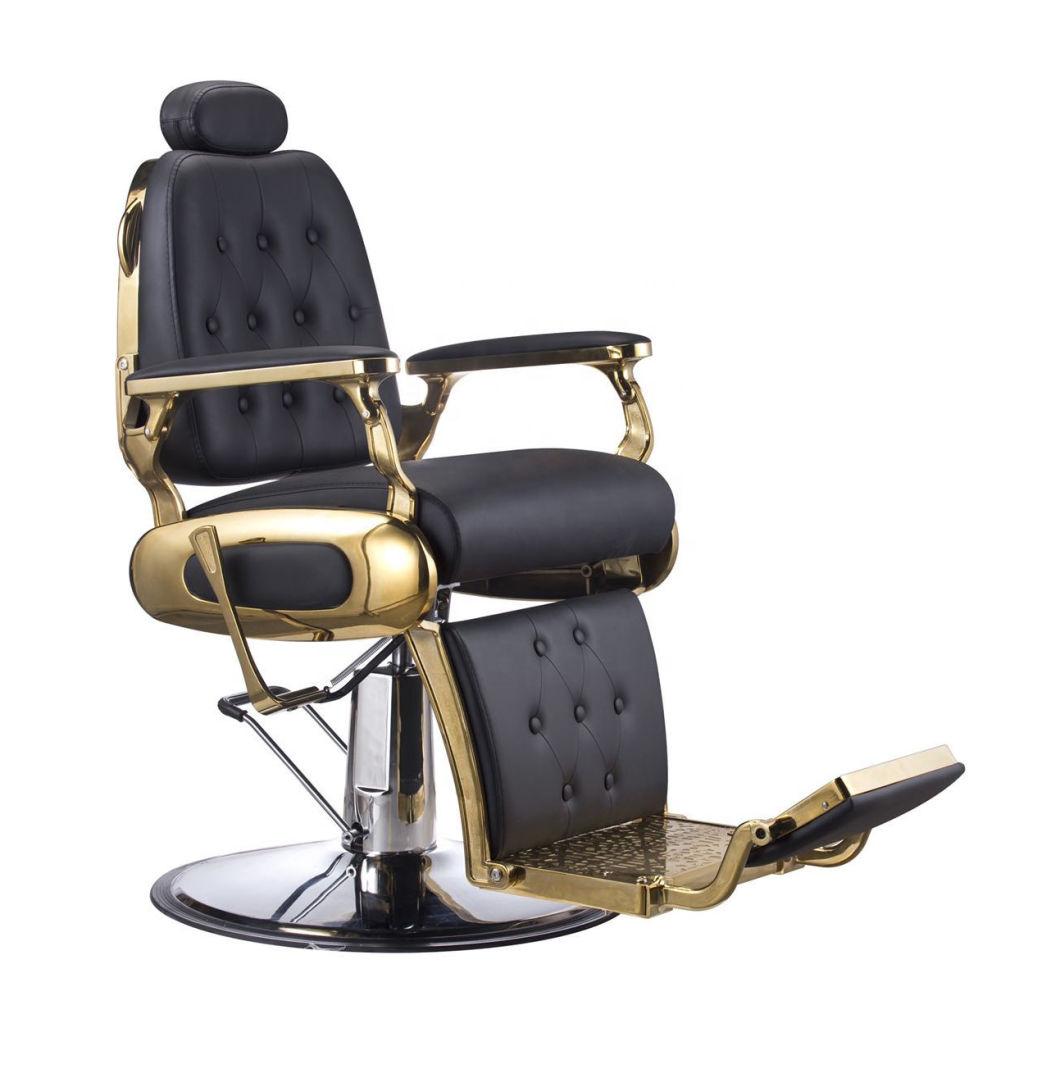 Light Luxury Design Comfortable Leather Salon Barber Shop Simple Multi-Style Colored Barber Chair