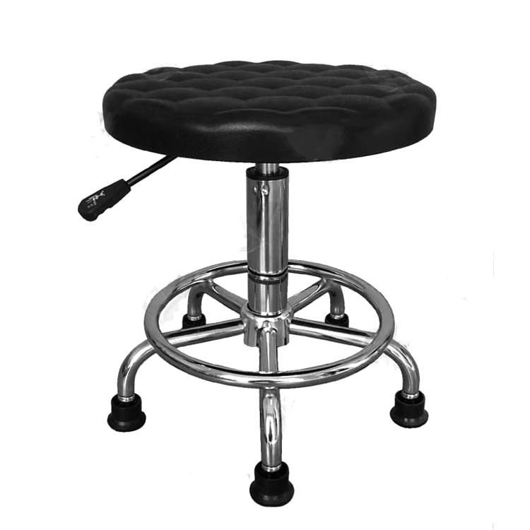 Aluminum Alloy Durable Leather Lab Use ESD Stainless Chair