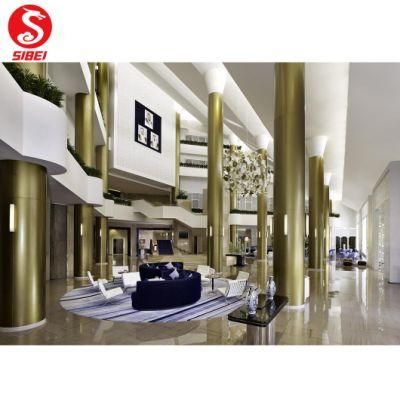 Sibei Hotel Lobby Furniture Sofa Chair Sets for Five Star Hotel