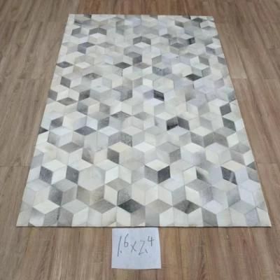 Genuine Leather Carpet Cowhide Patch Works Rugs