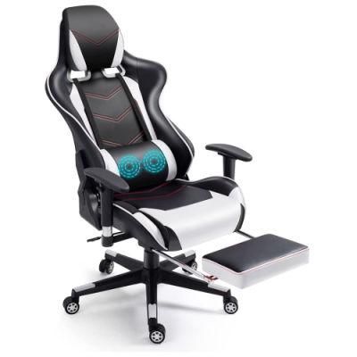 Silla Gamer Swivel Reclining Gaming Chair with Massage Function