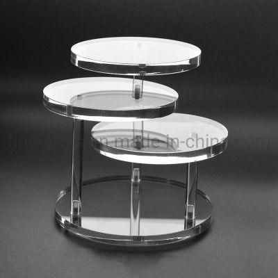 Custom Adjustable Legs Acrylic Jewelry Ring Organizer Makeup Lipstick Display Stand