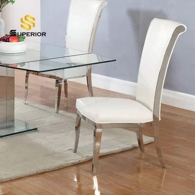 Simple Style Stainless Steel Furniture Dining Room Chairs for Home