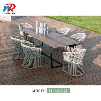 Modern Outdoor Home Garden Patio Hotel Resort Restaurant Exterior Dining Chair Table Furniture