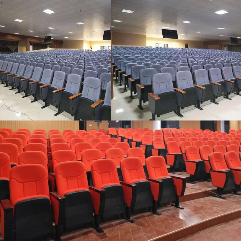Cheap Price Wholesale Leather Theater Cinema Audience Seats Auditorium Seating Chair