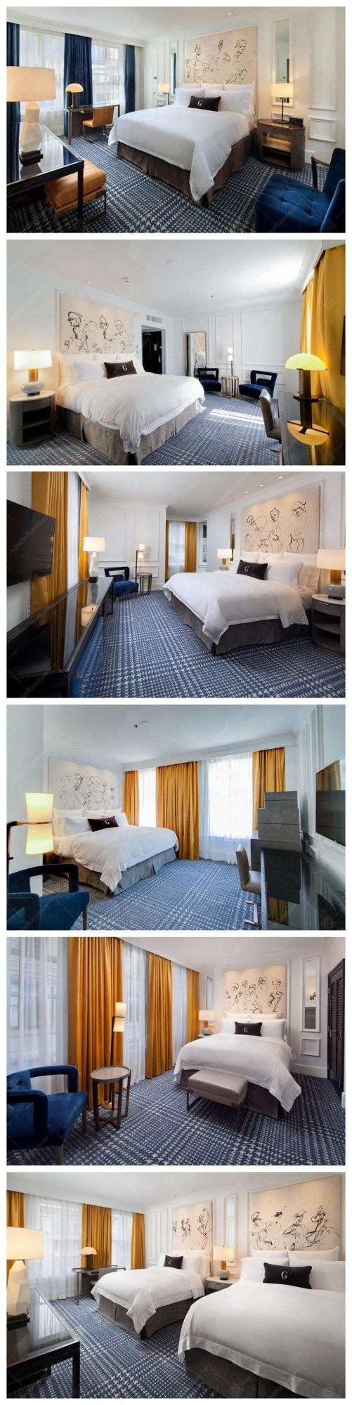 Factory Direct Sale Modern Style Hotel Bedroom Furniture Sets for Sale