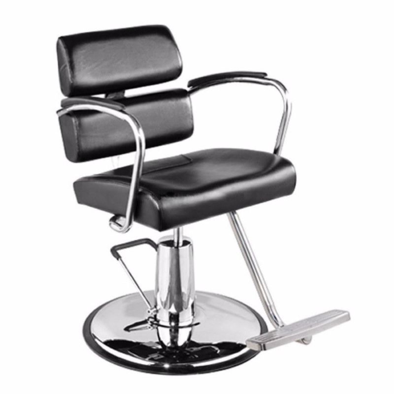 Hl-7264 Salon Barber Chair for Man or Woman with Stainless Steel Armrest and Aluminum Pedal