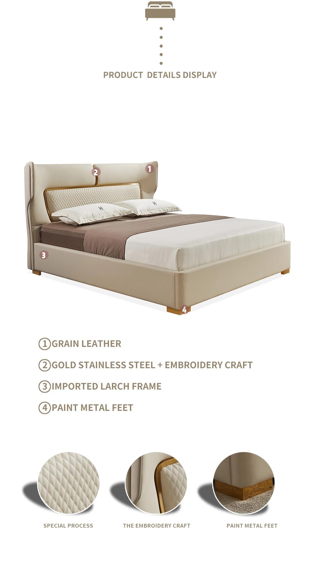 Modern Bedroom Furniture, Bedroom Furniture Leather King Size Bed