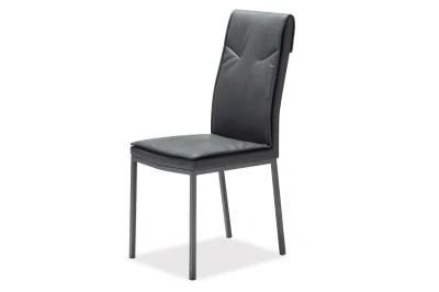 New Design Home Furniture PU Leather Dining Chair with Metal Legs
