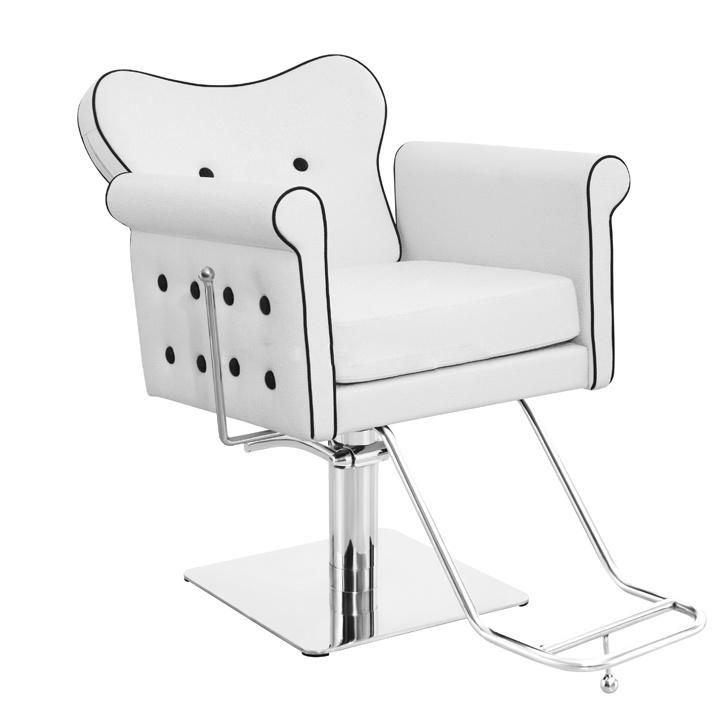Hl-1126 Salon Barber Chair for Man or Woman with Stainless Steel Armrest and Aluminum Pedal