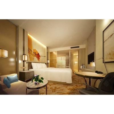 Customized Simple Camphor Material Bedroom Hotel Furniture