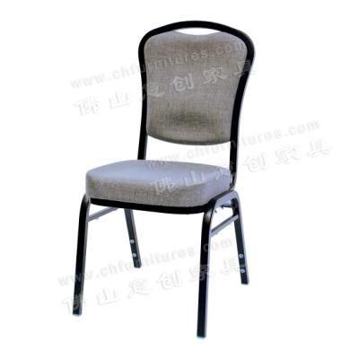 Modern Hotel Restaurant Wedding Banquet Crown Soft Package Backrest Meeting Chair