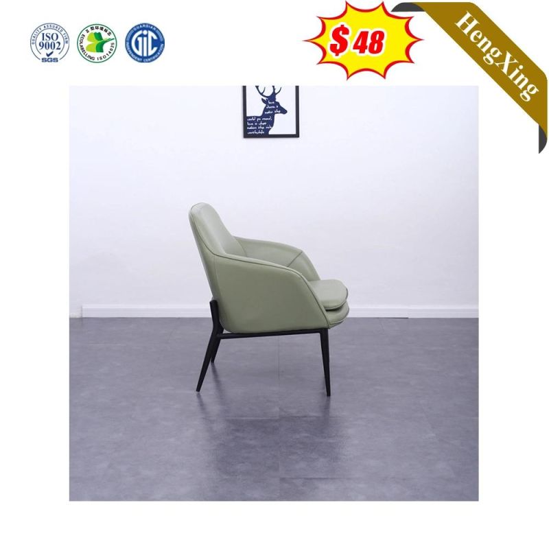 Modern Cheap Furniture Metal Steel Frame Work Visitor Leather Dining Chair