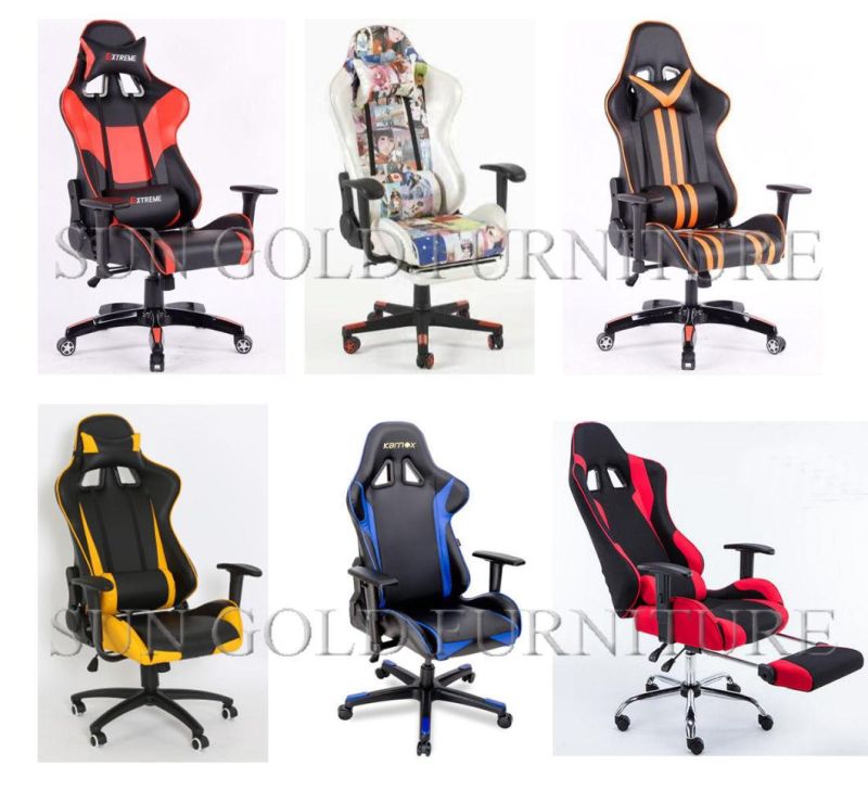 Hot Sell Swivel Grey Black Game Chair Sport Racer Gaming Chair