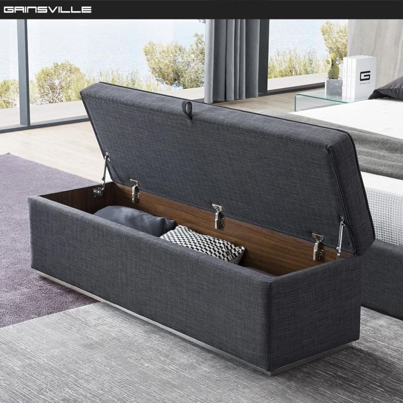 Upholstered Furniture Modern Bedroom Furniture Sets King Bed Wall Bed Gc1633