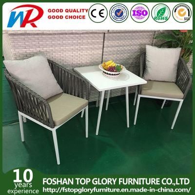 Aluminum Frame Belt Woven Chair Table Garden Outdoor Furniture (TG-6006)