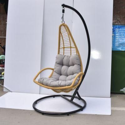 Modern Home Patio Furniture Outdoor Leisure Chair Metal Steel Rattan Hanging Chair