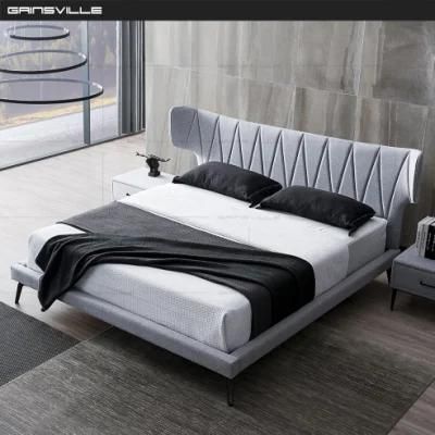 Modern Home Furniture Luxury Leather Bed Soft Single Bed Gc1801