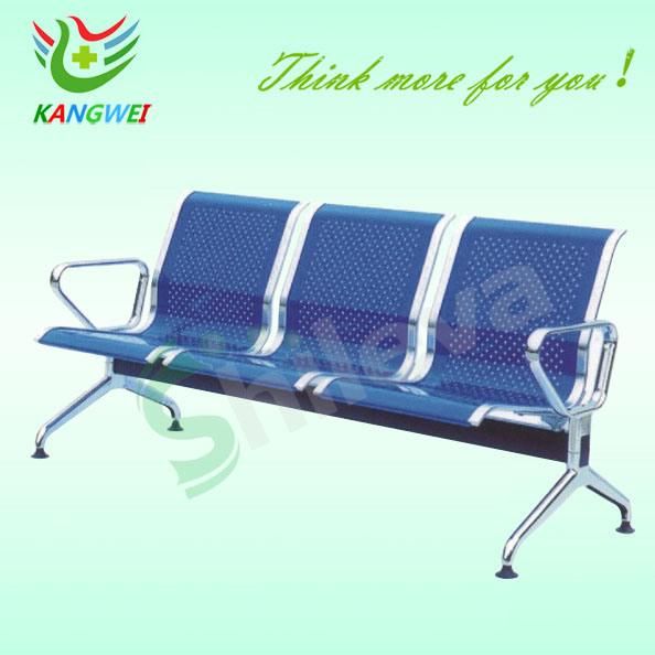 Stainless Steel 3-Seater Hospital Waiting Room Airport Chair Slv-D4021