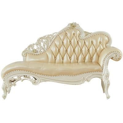 Living Room Furniture Handmade Classic Leather Chaise Lounge Chair in Optional Furnitures Color