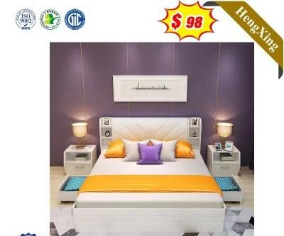 Simple Style White Color Custom Size Storage Bedroom Furniture Set