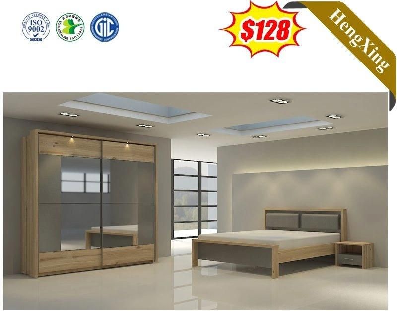 Chinese Furniture Wooden Hotel Bedroom Furniture King Size Bed