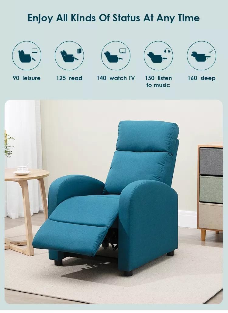 Fabric Electric Recliner Gaming Chair with Gas Lift