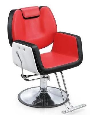 Hl-1122 Salon Barber Chair for Man or Woman with Stainless Steel Armrest and Aluminum Pedal