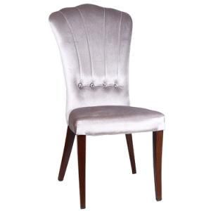 Elegant Design Modern High Quality Wood Grain Restaurant Dining Banquet Chair