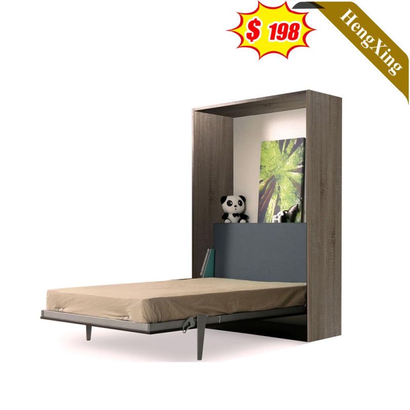 Modern Vertical Folding Hidden Murphy Mechanism Hardware Wall Mounted Bed with Desk