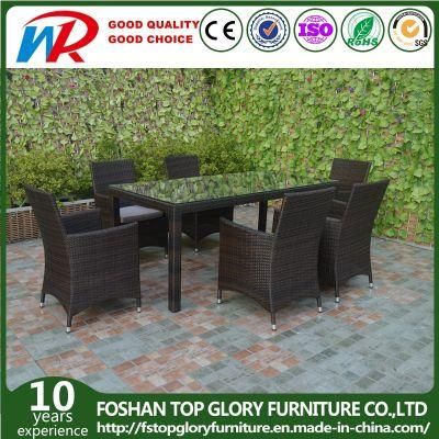 Viro Rattan Outdoor Dining Table Chair Set