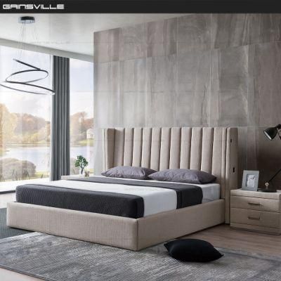 Top Seller Bedroom Furniture Set Leather King Beds Wall Bed Gc1807
