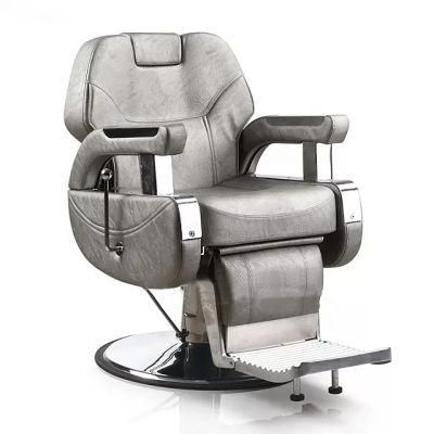 Hl-9230 Salon Barber Chair for Man or Woman with Stainless Steel Armrest and Aluminum Pedal
