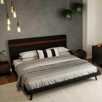 Bulk Sale North America Style Walnut Bedroom Furniture Bedroom Set